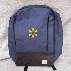 Walmart Spark Logo Unisex Navy Merchant & Craft Backpack Laptop Sleeve OS